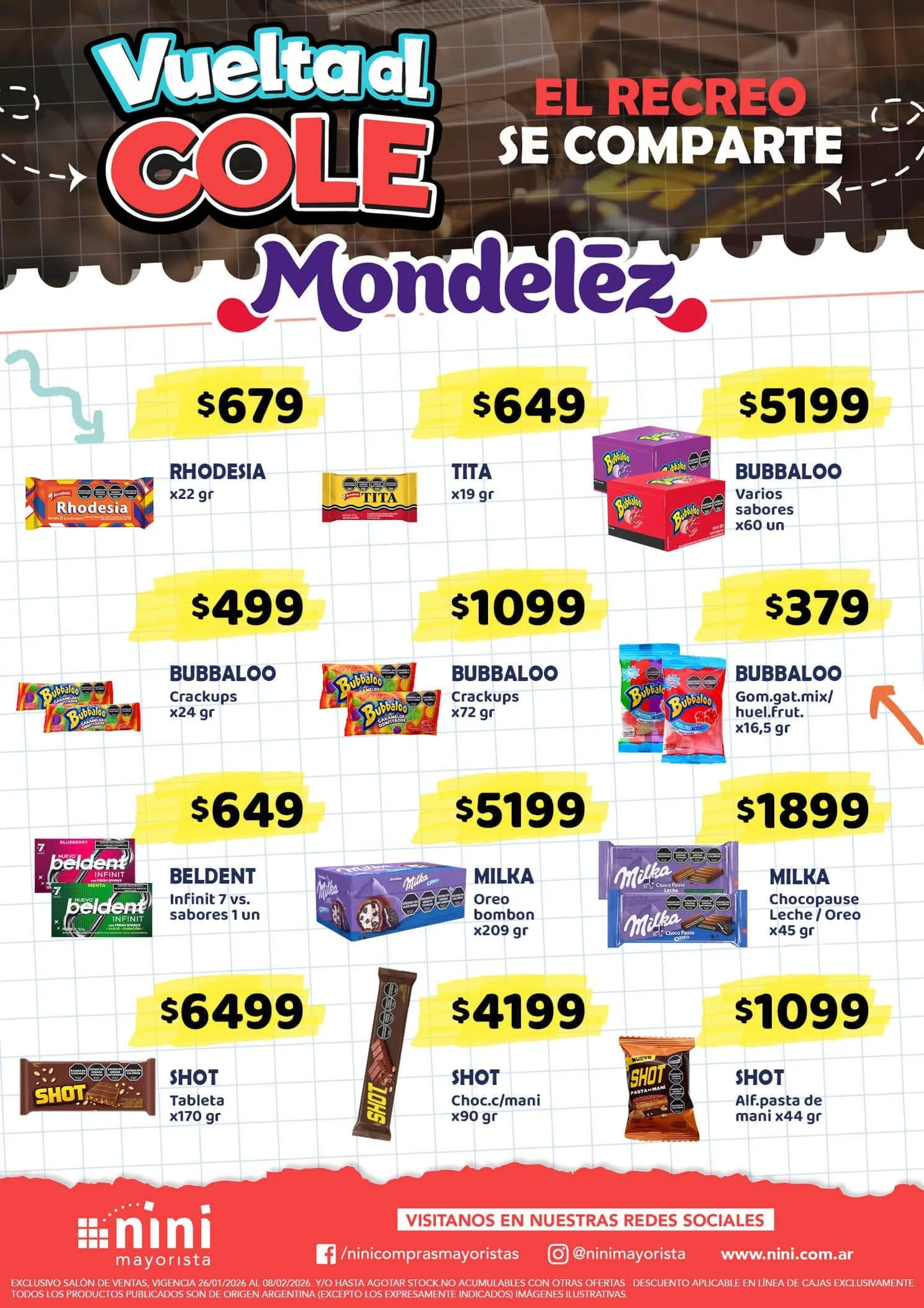 Ofertas de Nini Mayorista Ofertas 26 de enero al 8 de febrero 2026 - Página 9 del catálogo