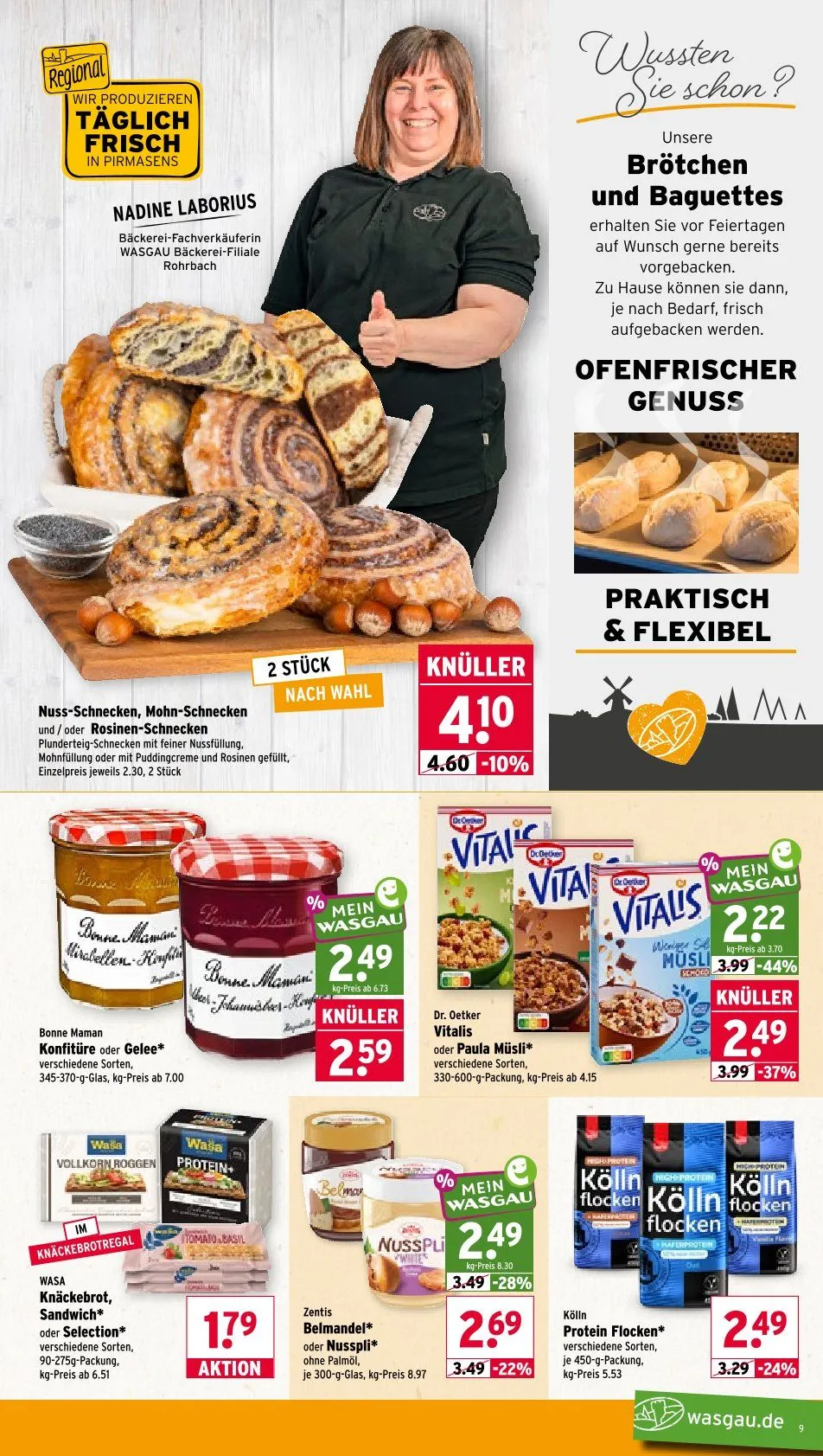 Wasgau - Wöchentliche Prospekte von 1. Juni bis 6. Juni 2026 - Prospekt seite 9