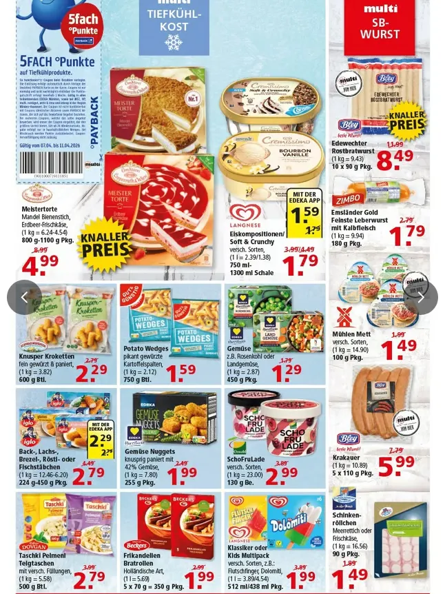 Multi Markt Prospekt von 7. April bis 11. April 2026 - Prospekt seite 9