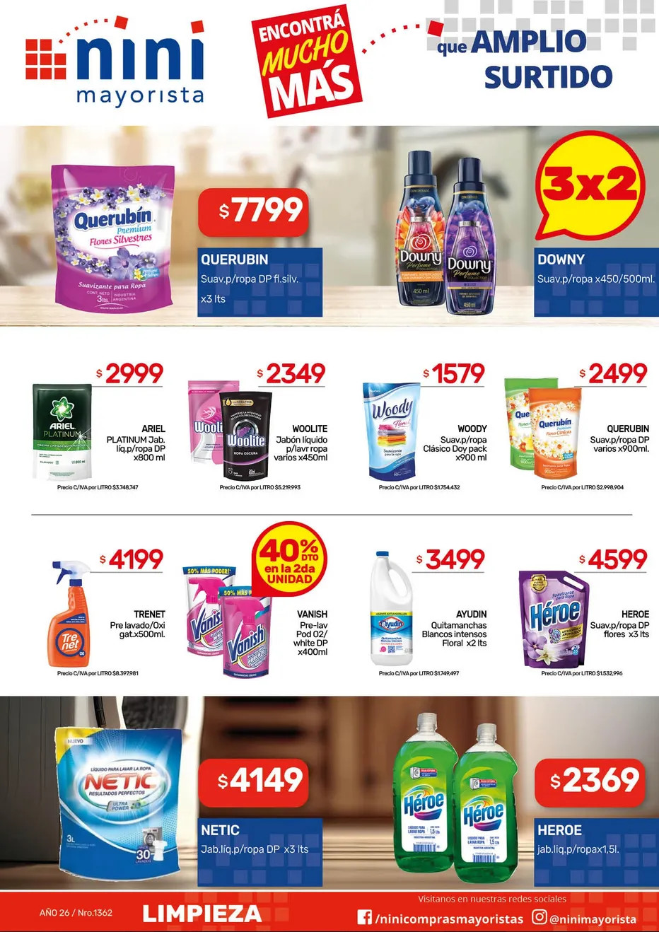 Ofertas de  Ofertas Nini Mayorista 1 de junio al 7 de junio 2026 - Página 9 del catálogo
