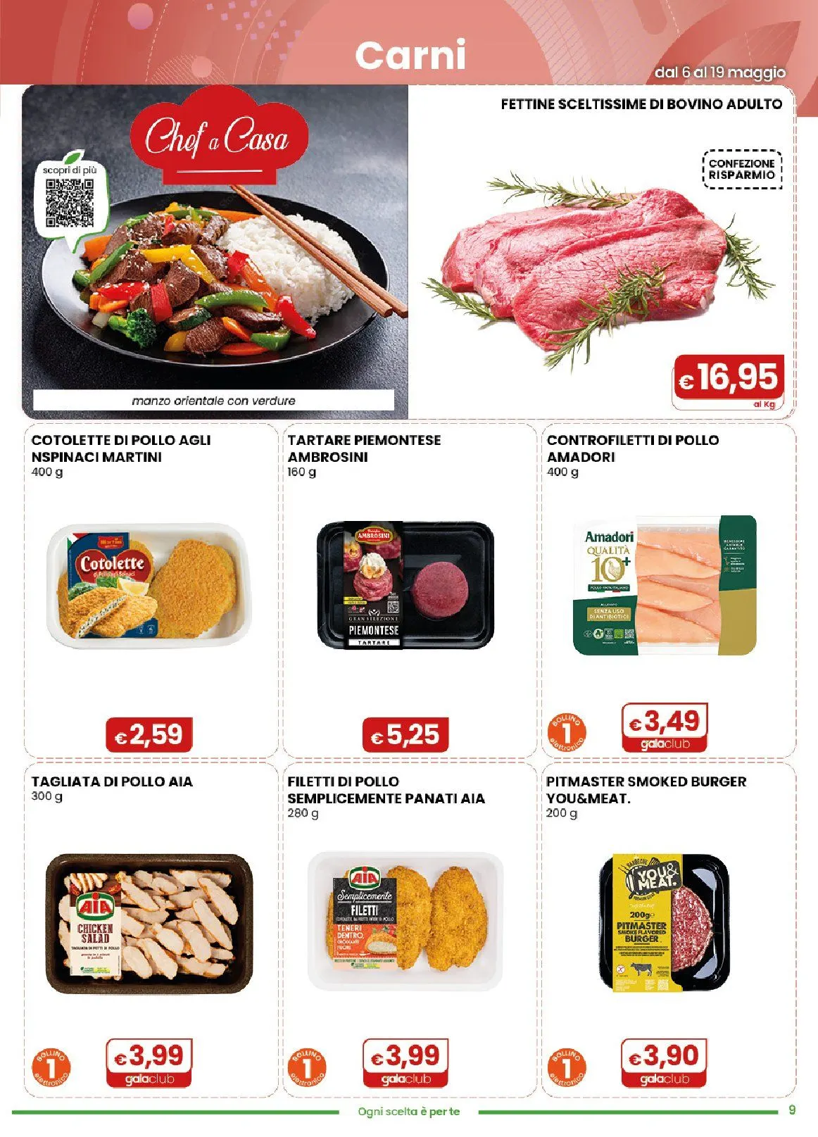  Volantini Gala Supermercati da 6 maggio a 19 maggio di 2026 - Pagina del volantino 9