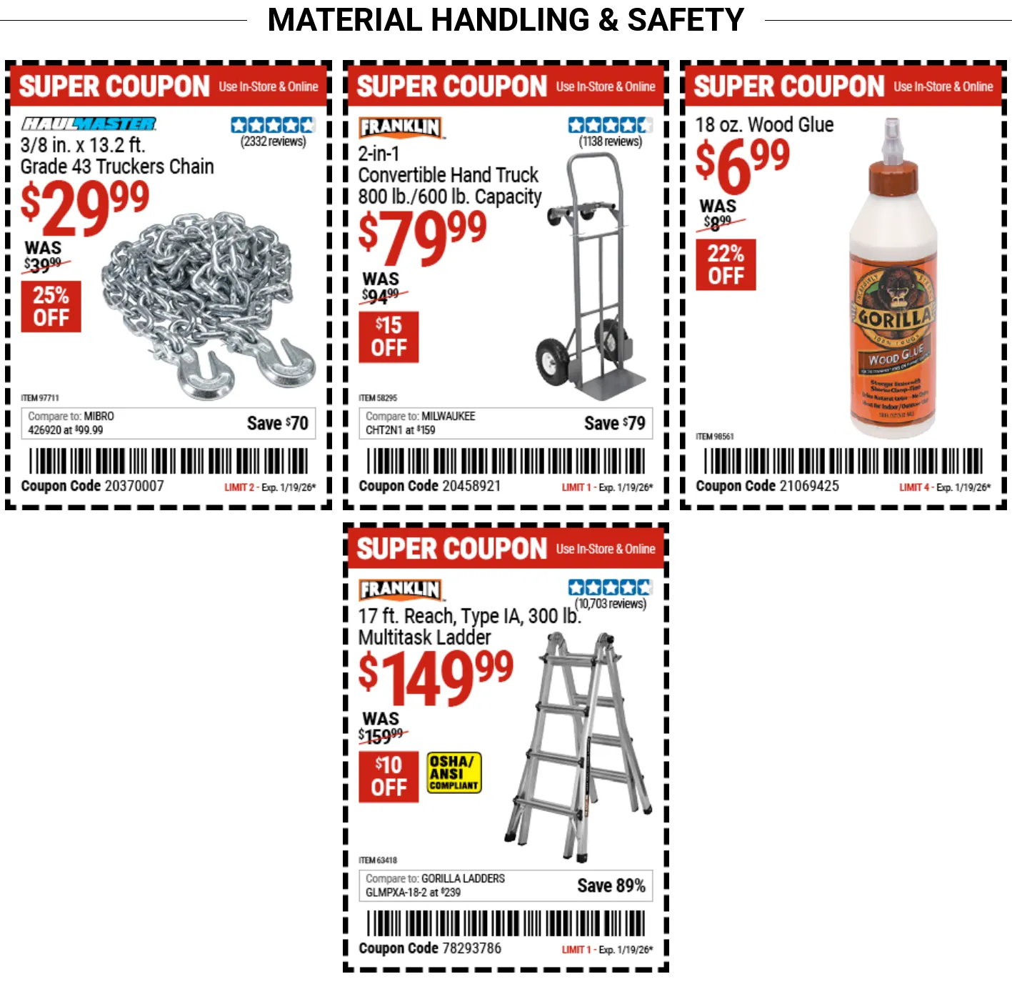 Weekly ad Harbor Freight Sales from December 29 to January 19 2026 - Page 9