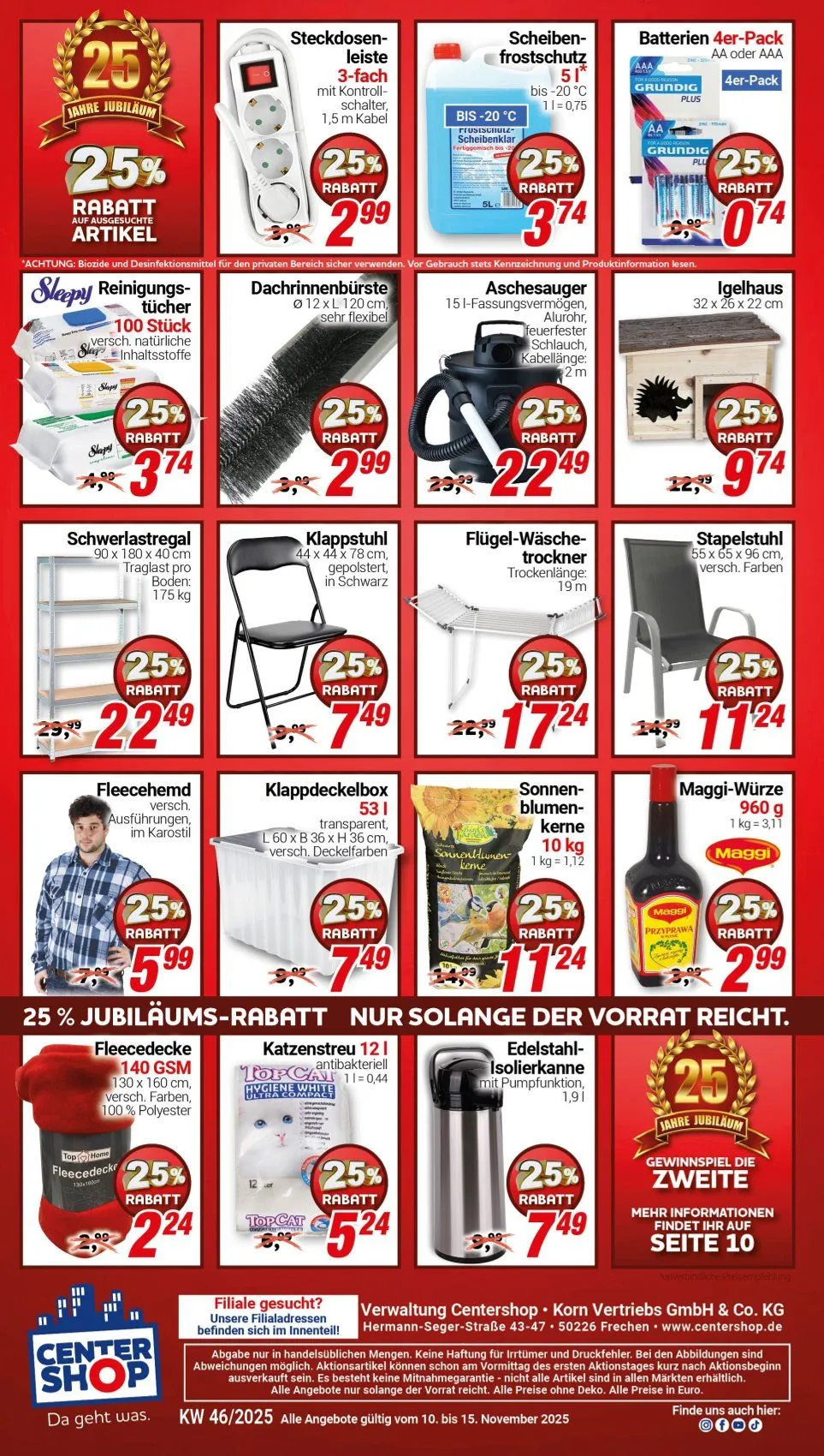 CENTERSHOP Prospekt von 10. November bis 15. November 2025 - Prospekt seite 9