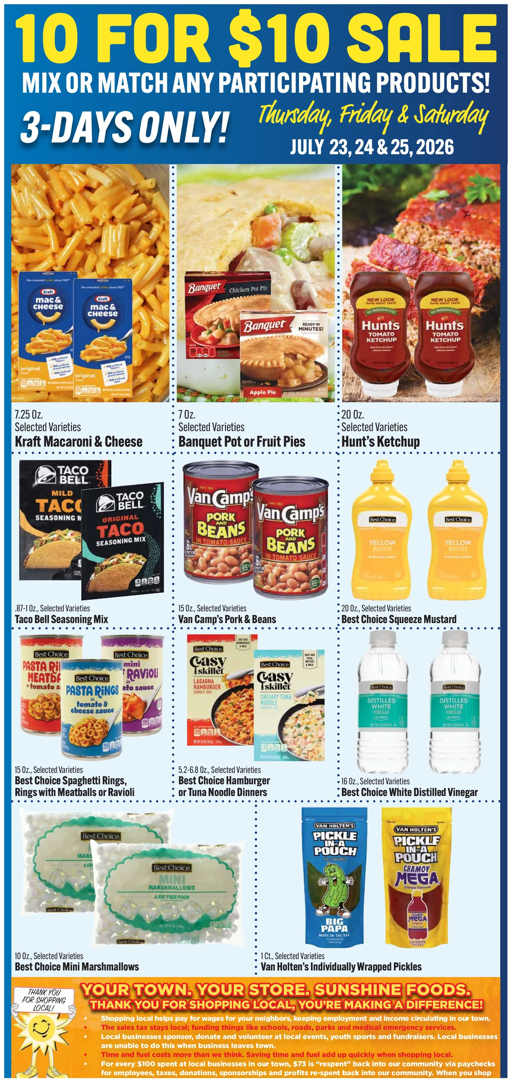 Weekly ad Sunshine Foods Sales from July 22 to July 28 2026 - Page 9