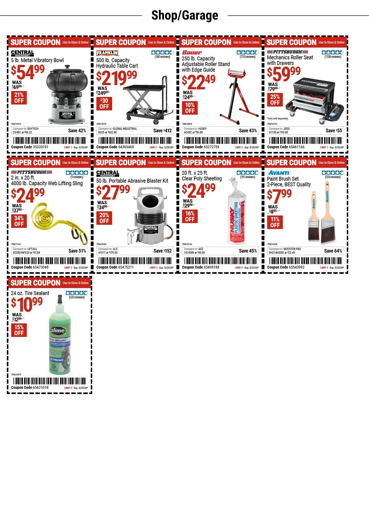 Weekly ad Harbor Freight weekly ads from May 11 to May 25 2026 - Page 8