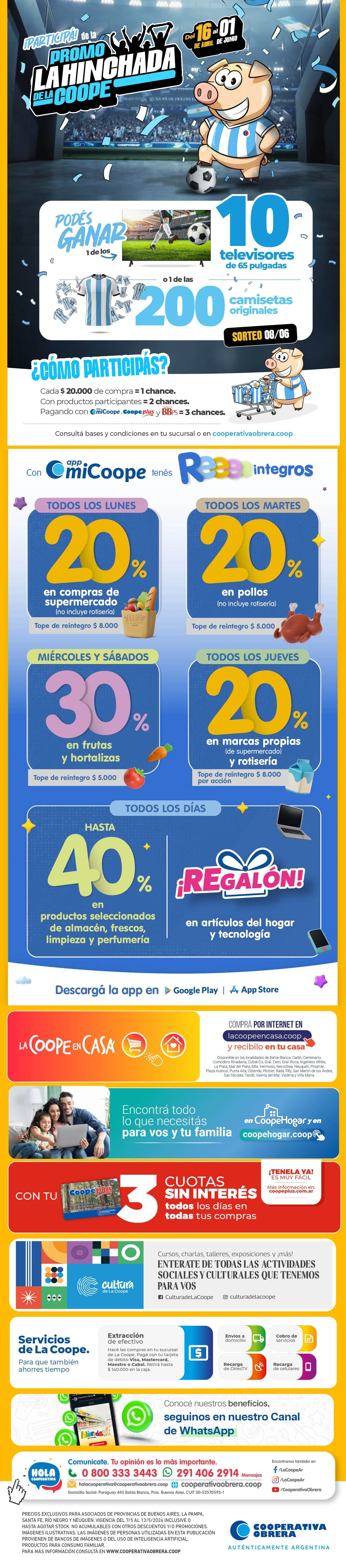 Ofertas de Ofertas Cooperativa Obrera  7 de mayo al 13 de mayo 2026 - Página 9 del catálogo