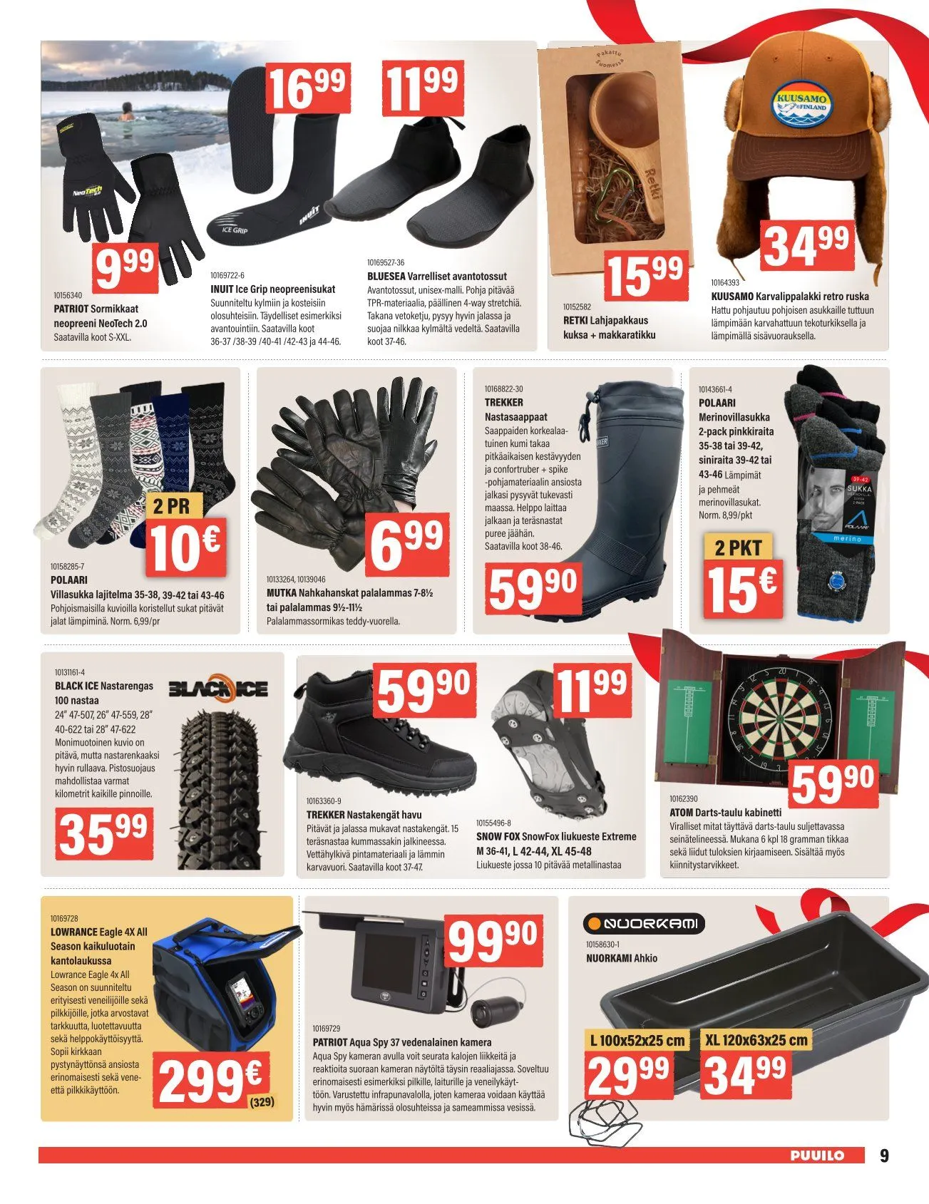 Puuilo Tarjoukset voimassa alkaen 24. marraskuuta - 7. joulukuuta 2025 - Tarjouslehti sivu 9
