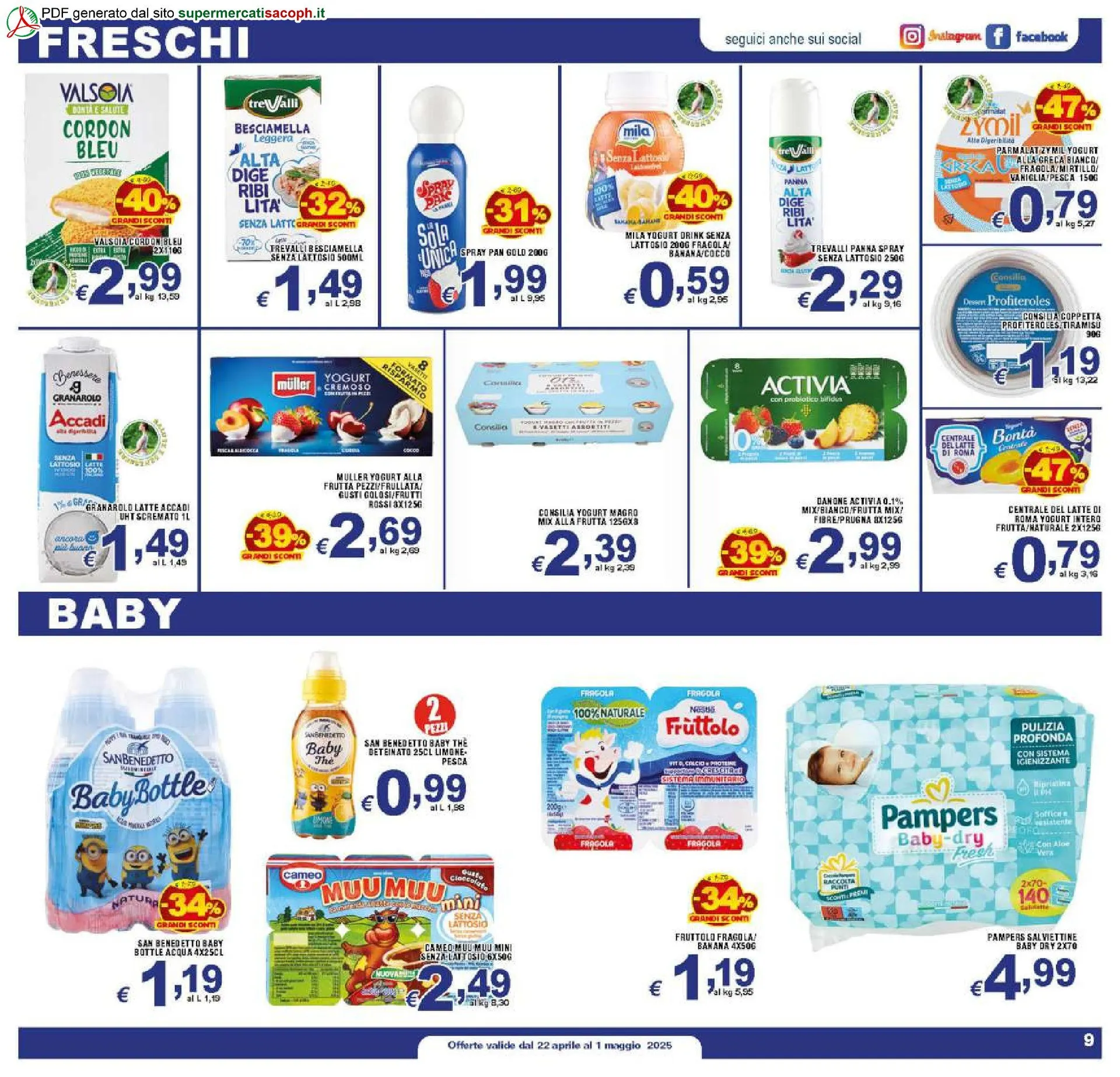 Volantini Sacoph da 22 aprile a 3 maggio di 2025 - Pagina del volantino 9