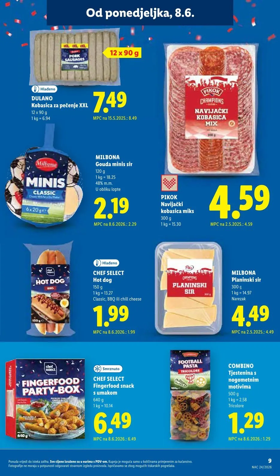 Katalog LIDL od 8. lipnja do 14. lipnja 2026. - Pregled Stranica 9