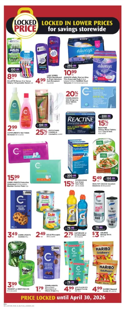 Lawtons Drugs Sales from April 3 to April 9 2026 - flyer page 9