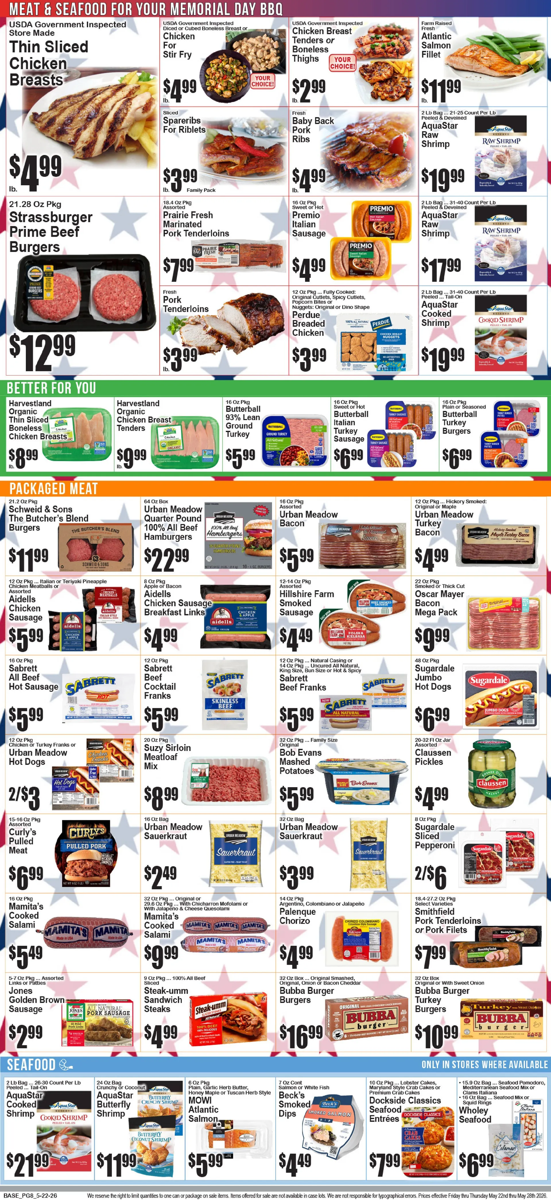 Weekly promotion SuperFresh Sales spanning from May 22 to May 28 2026 - Page 9 for Catalogue 365
