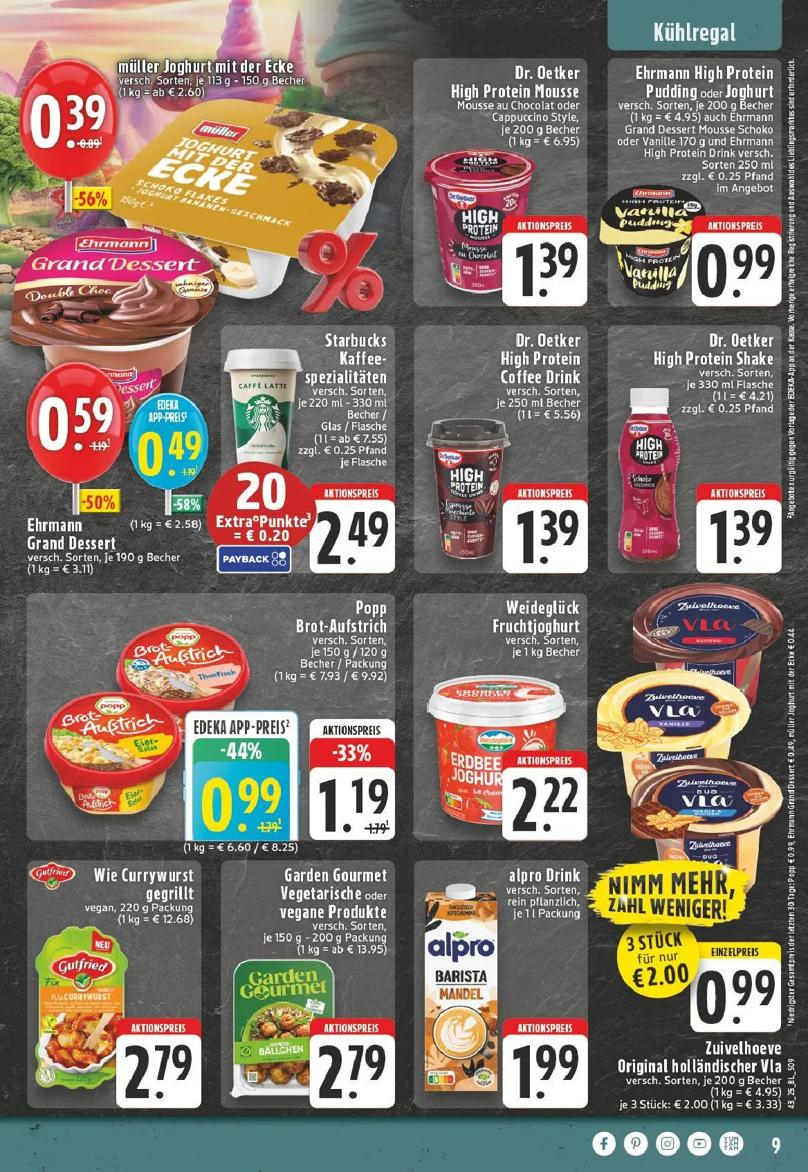 Edeka Angebote von 18. Oktober bis 25. Oktober 2025 - Prospekt seite 9