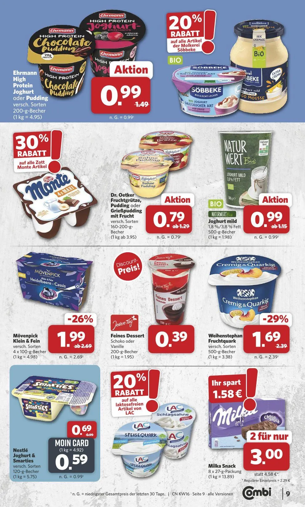  Combi Angebote von 13. April bis 18. April 2026 - Prospekt seite 9