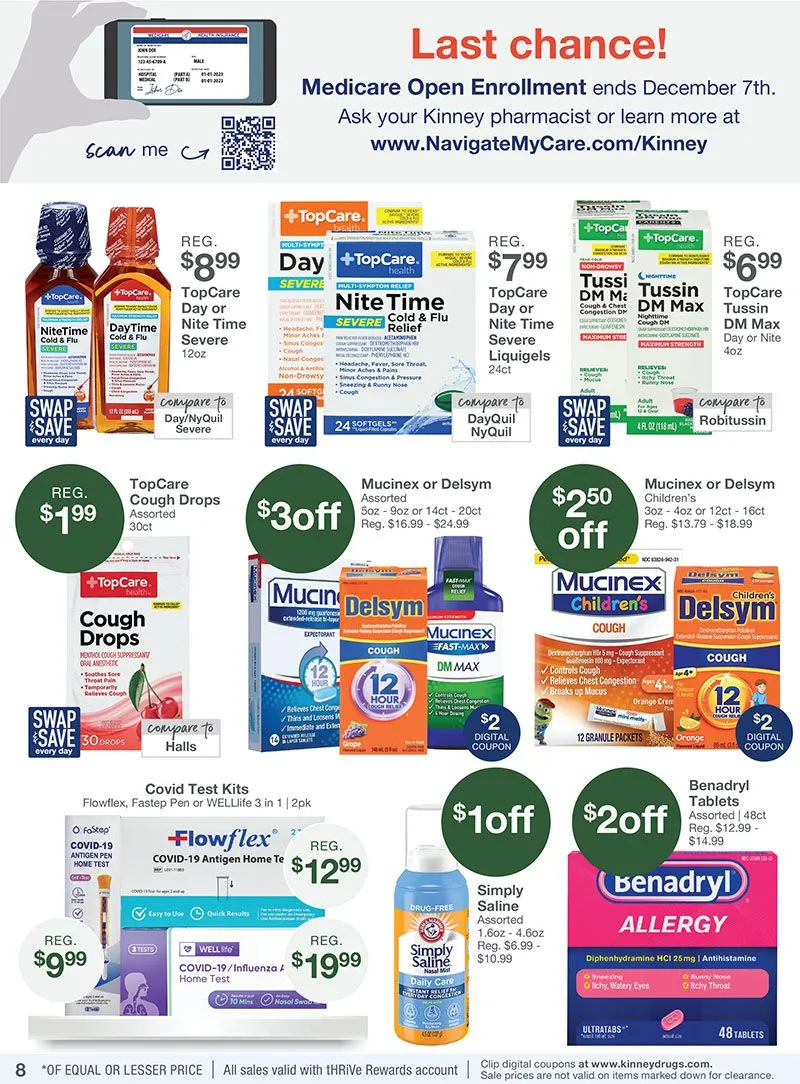 Weekly ad  Kinney Drugs Sales from November 30 to December 6 2025 - Page 8