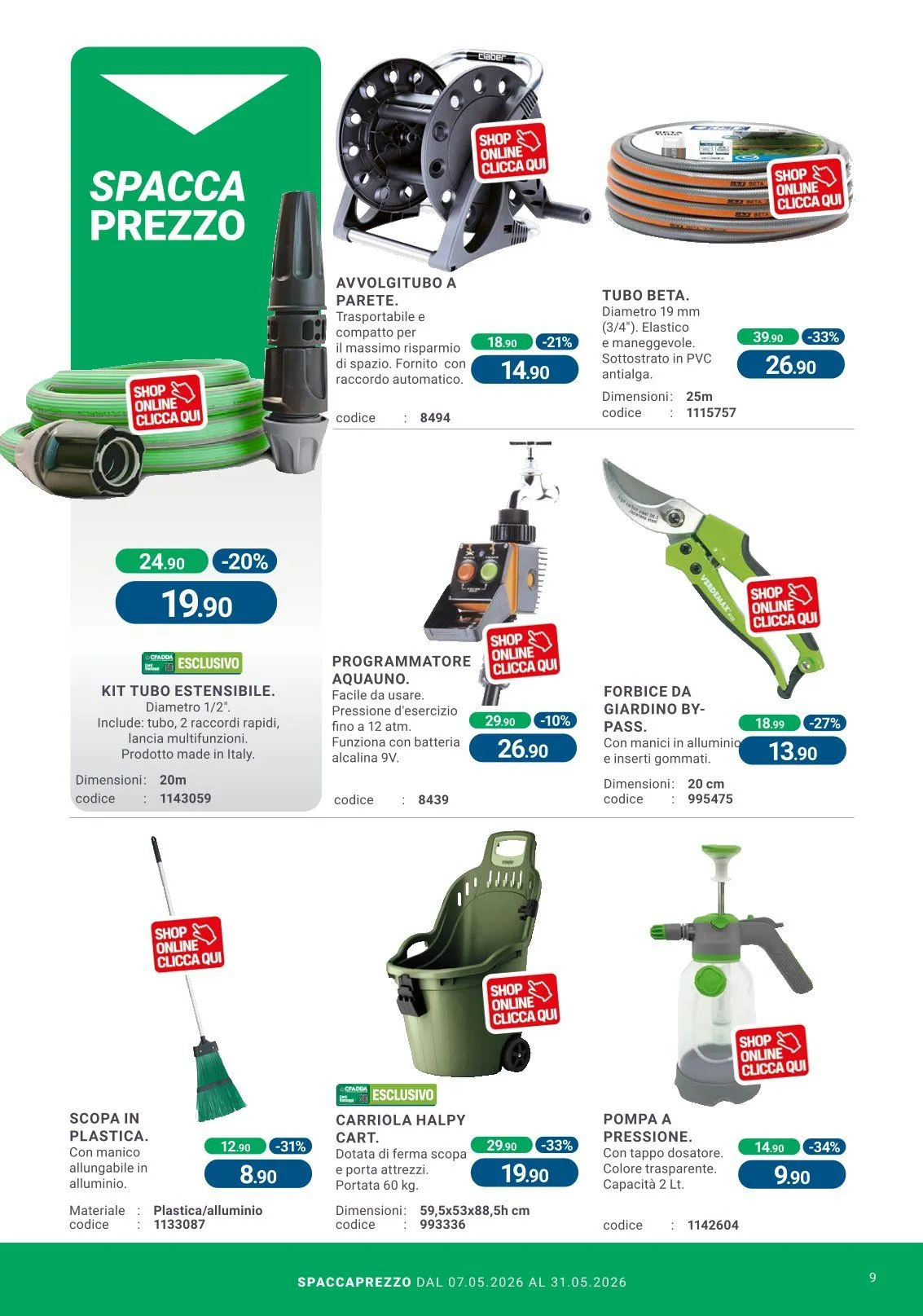  Volantini Cfadda da 7 maggio a 31 maggio di 2026 - Pagina del volantino 9