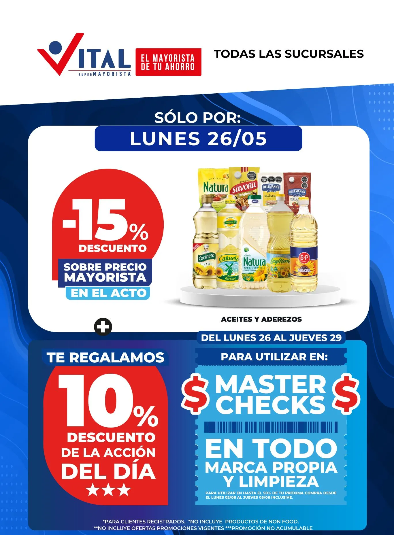 Ofertas de Vital Oferta Lunes 26 26 de mayo al 27 de mayo 2025 - Página 1 del catálogo