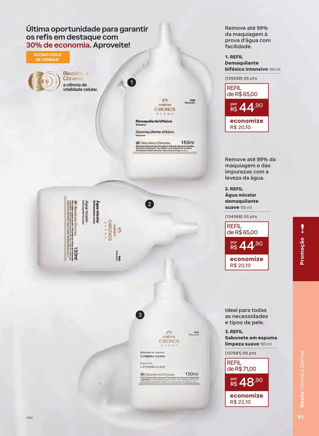 Encarte de NATURA 1 de abril até 30 de abril 2026 - Pagina 91