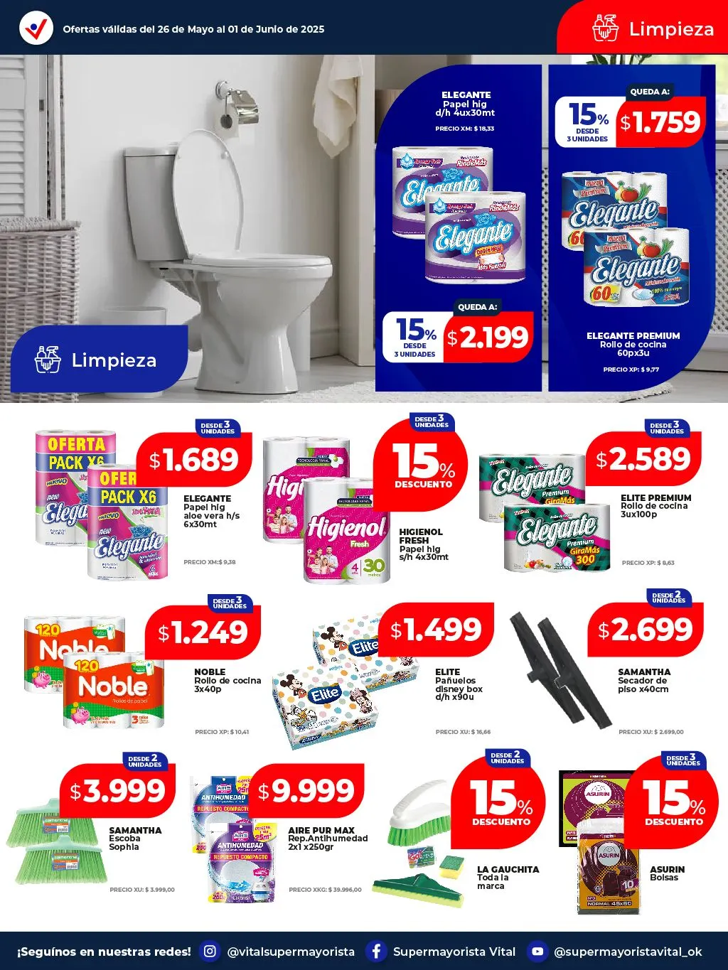 Ofertas de Vital Ofertas 26 de mayo al 1 de junio 2025 - Página 9 del catálogo