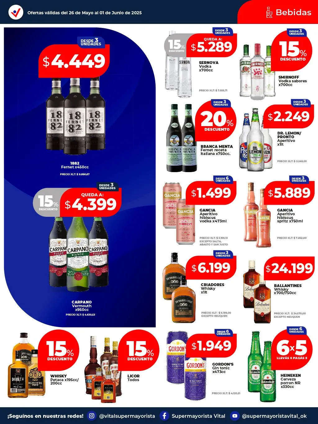 Ofertas de Vital Ofertas 26 de mayo al 1 de junio 2025 - Página 19 del catálogo