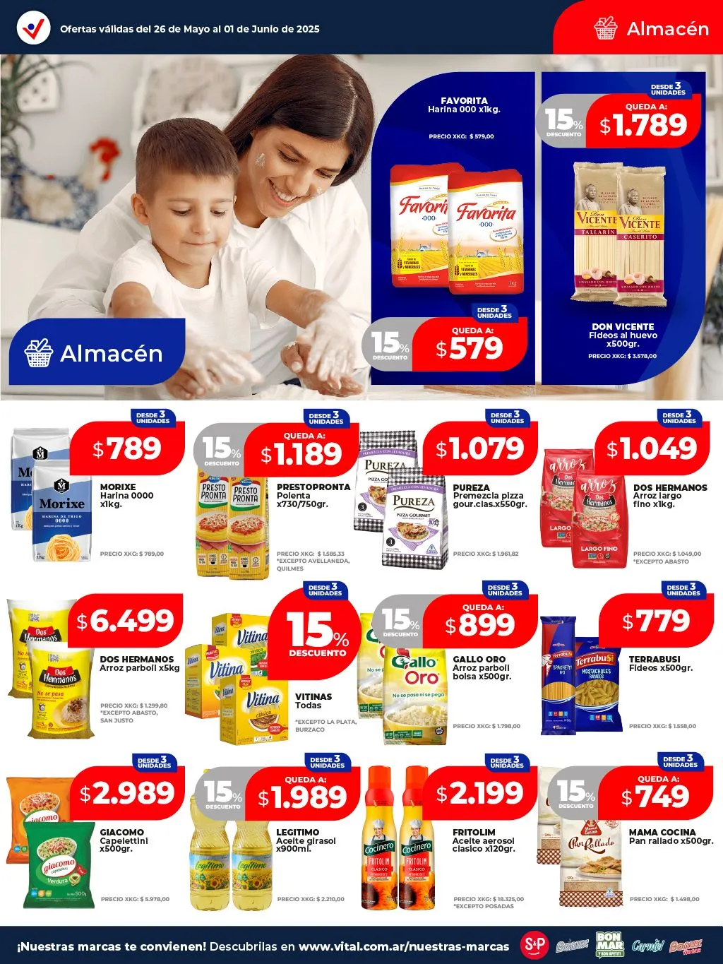 Ofertas de Vital Ofertas 26 de mayo al 1 de junio 2025 - Página 21 del catálogo