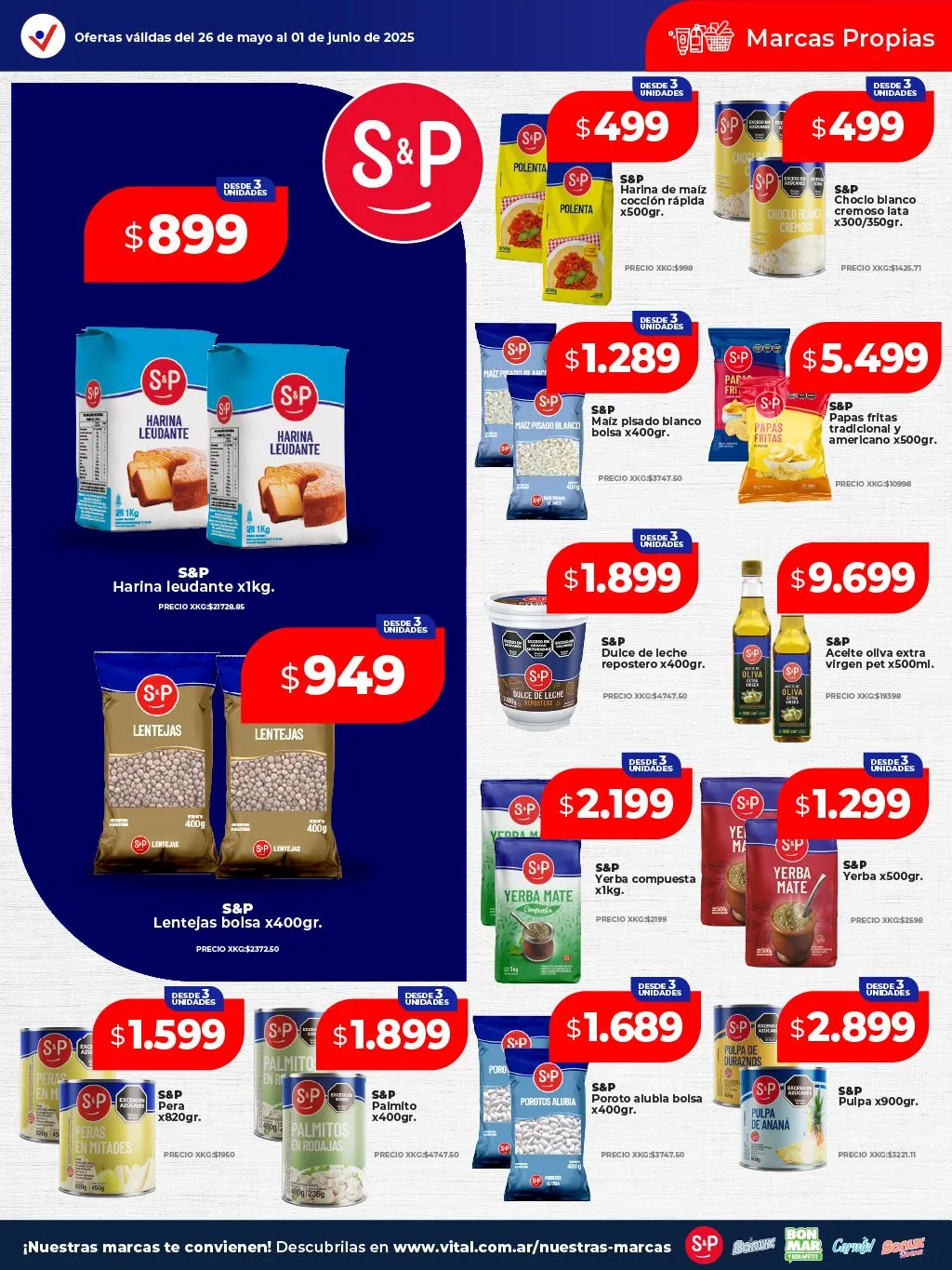 Ofertas de Vital Ofertas 26 de mayo al 1 de junio 2025 - Página 25 del catálogo