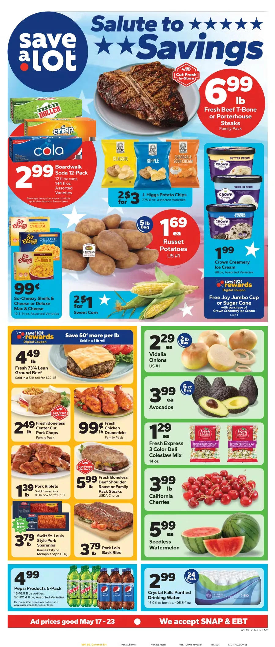 Weekly promotion Weekly ads spanning from May 17 to May 23 2026 - Page 1 for Catalogue 365