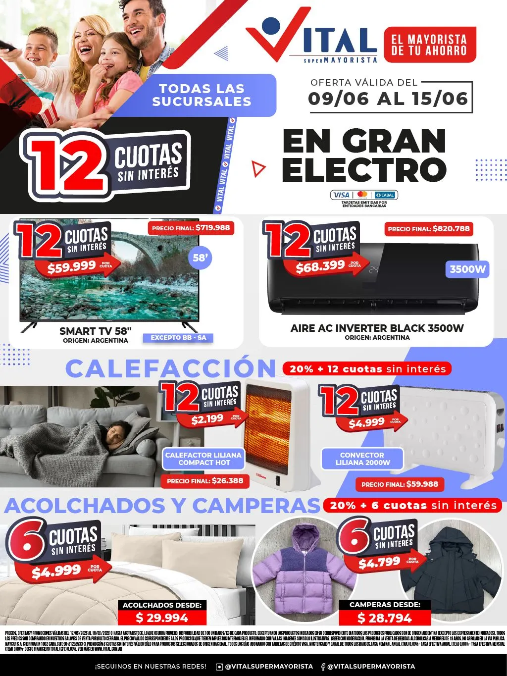 Ofertas de Vital Ofertas 9 de junio al 15 de junio 2025 - Página 1 del catálogo