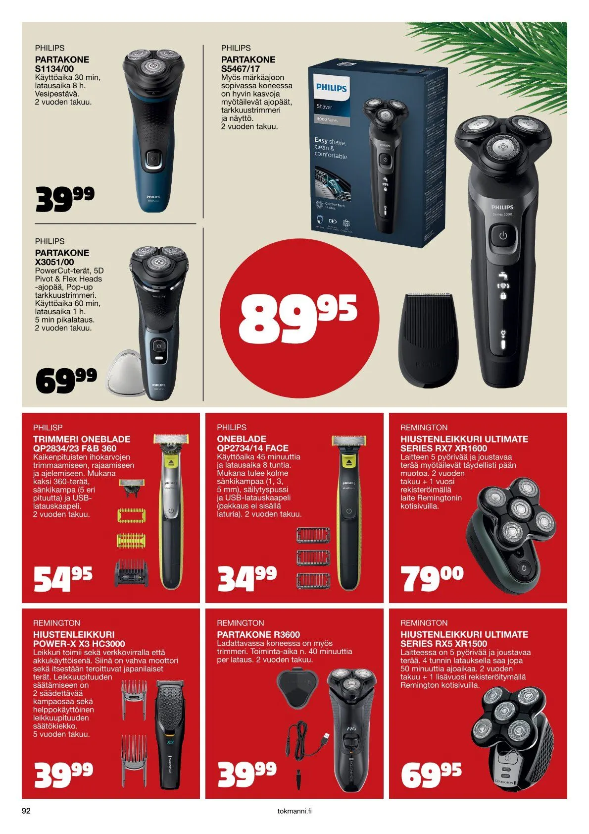  Tokmanni Tarjoukset voimassa alkaen 28. marraskuuta - 24. joulukuuta 2025 - Tarjouslehti sivu 92