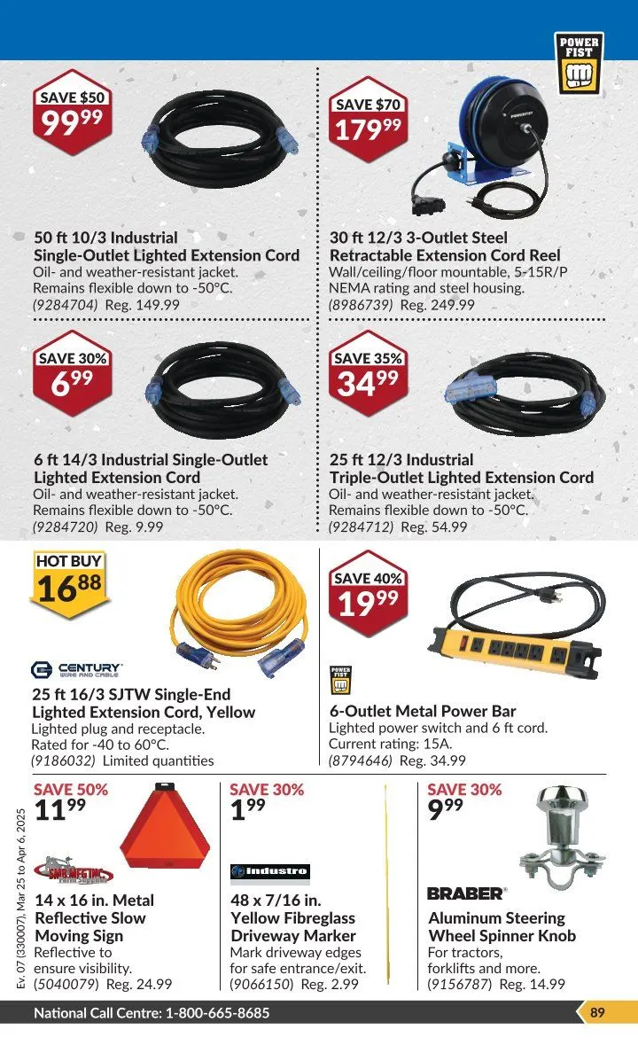 Princess Auto Sales from March 25 to April 6 2025 - flyer page 80