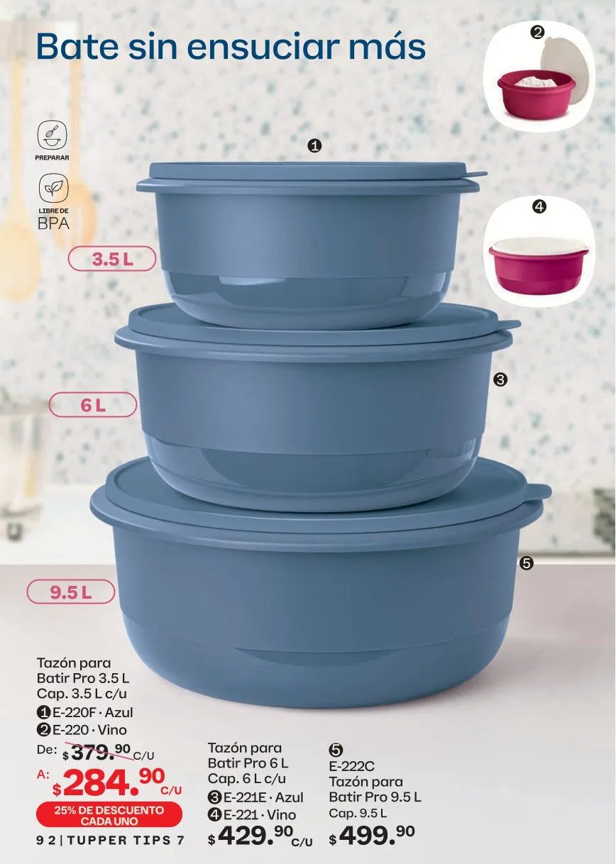 Catálogo de Tupperware Ofertas 15 de junio al 12 de julio 2026 - Pagina 92