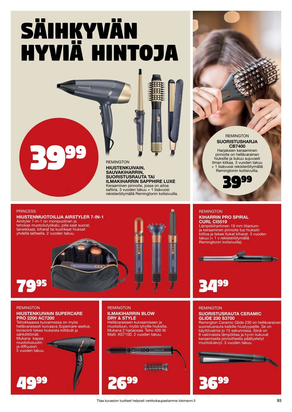  Tokmanni Tarjoukset voimassa alkaen 28. marraskuuta - 24. joulukuuta 2025 - Tarjouslehti sivu 93