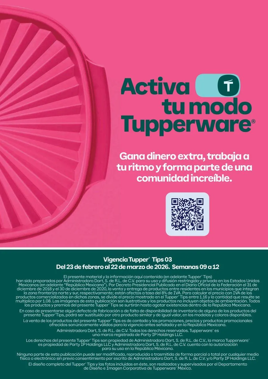 Catálogo de Tupperware catálogos y ofertas 24 de febrero al 31 de marzo 2026 - Pagina 74