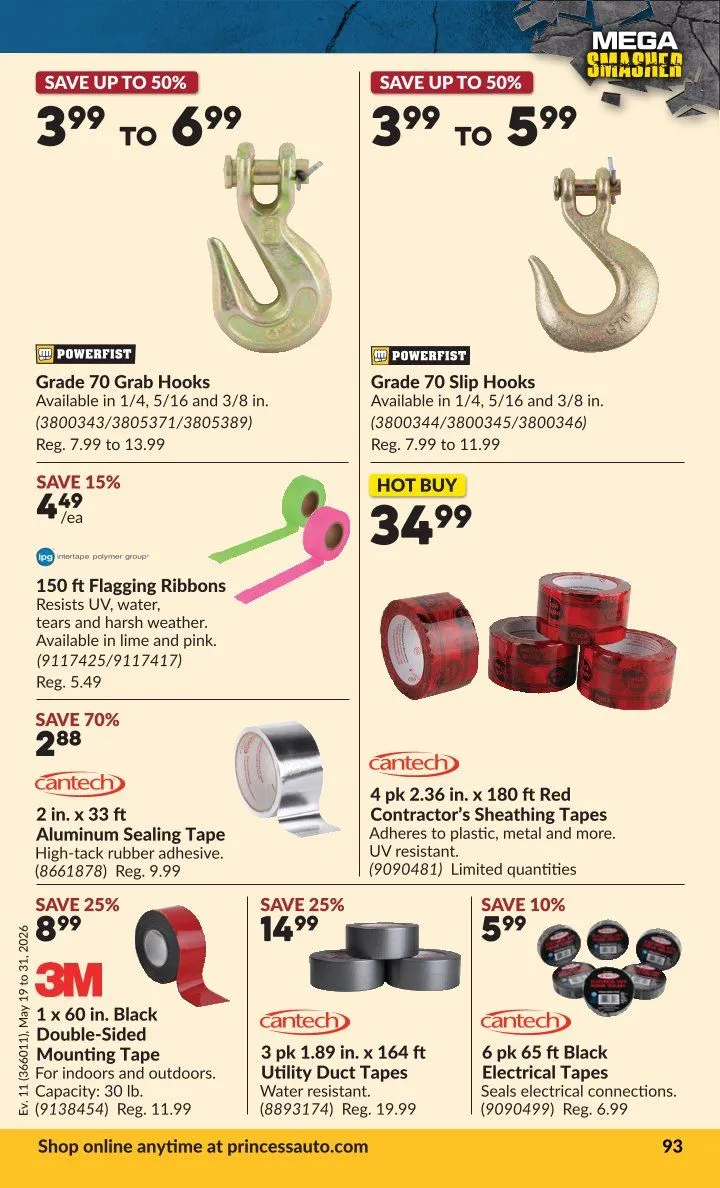  Princess Auto flyers from May 19 to May 31 2026 - flyer page 96