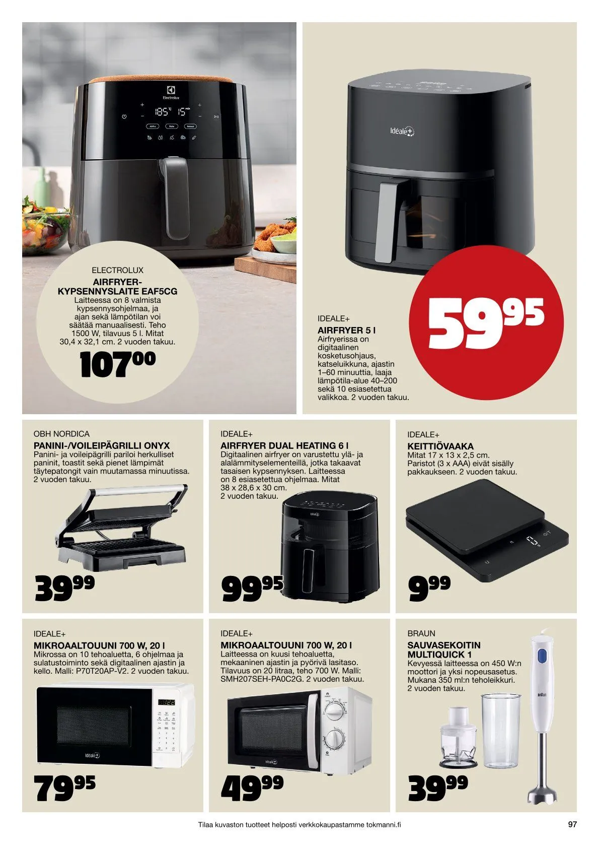 Tokmanni Tarjoukset voimassa alkaen 28. marraskuuta - 24. joulukuuta 2025 - Tarjouslehti sivu 97