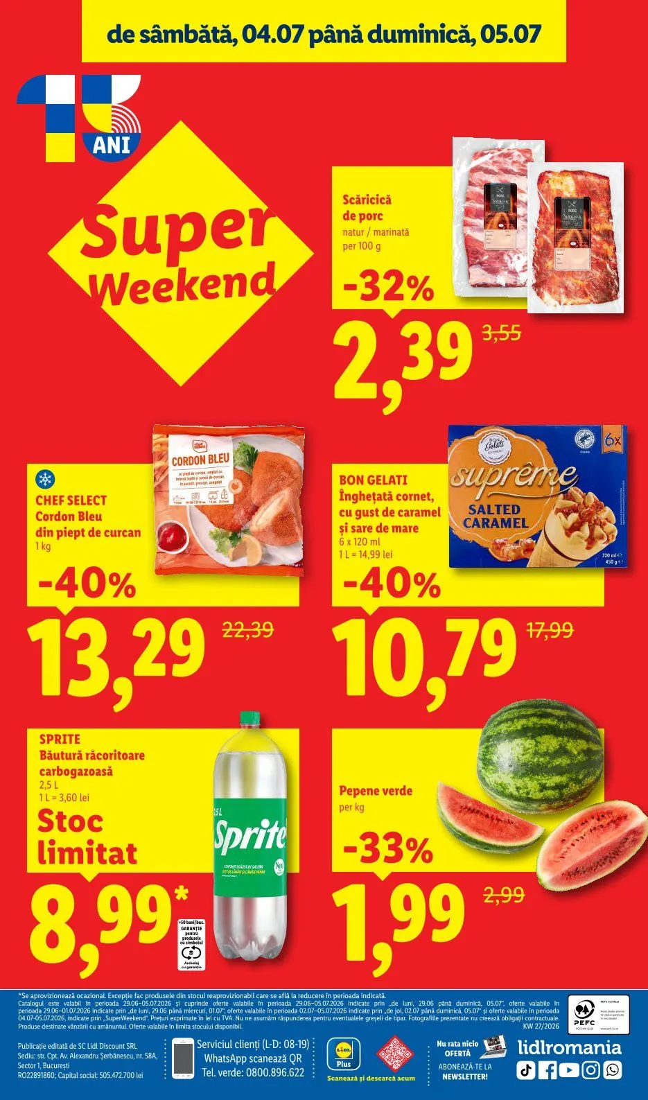 Catalog Oferte de neratat Lidl de la 29 iunie până la 5 iulie 2026 - Revista Pagina 98