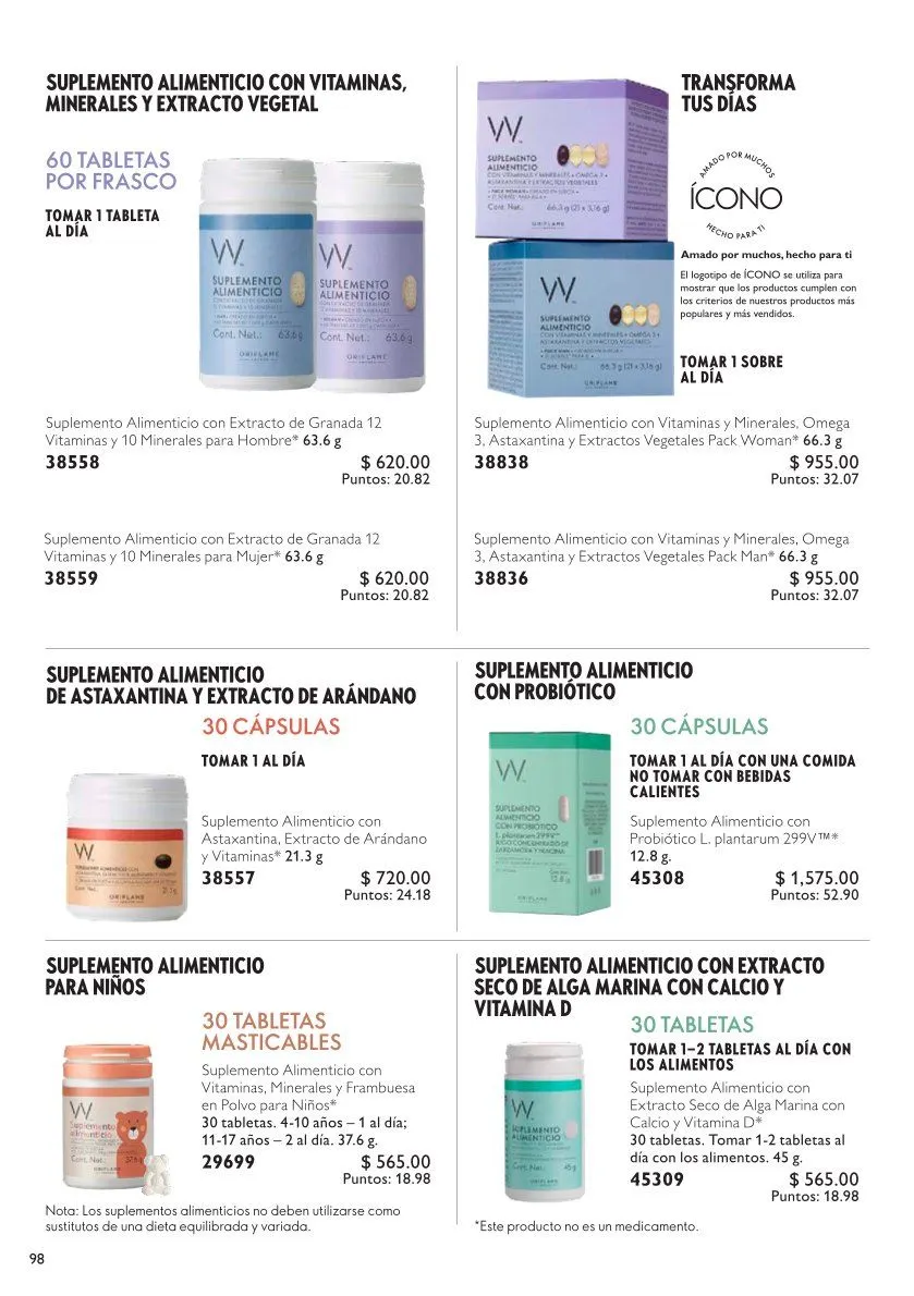 Catálogo de  Oriflame Ofertas 20 de junio al 10 de julio 2026 - Pagina 98