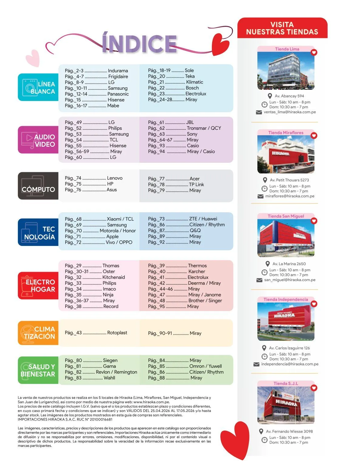 Catalogo de Hiraoka Ofertas 25 de abril al 17 de mayo 2026 - Pag 98