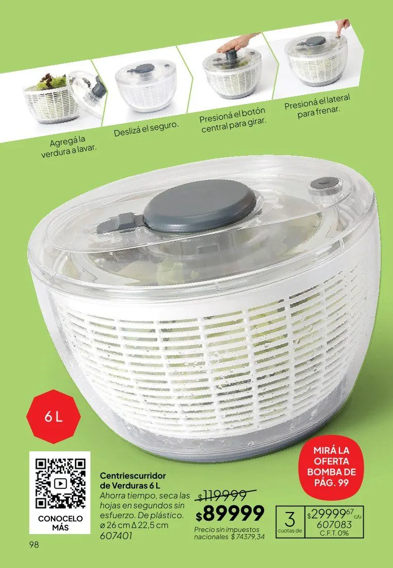 Ofertas de Ofertas Tupperware 9 de junio al 30 de junio 2026 - Página 98 del catálogo