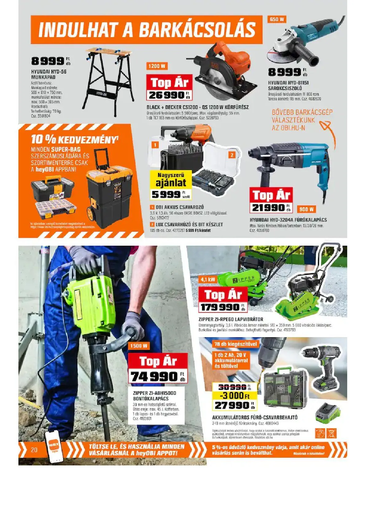 Katalógus OBI március 31.-tól április 26.-ig 2026. - Oldal 100