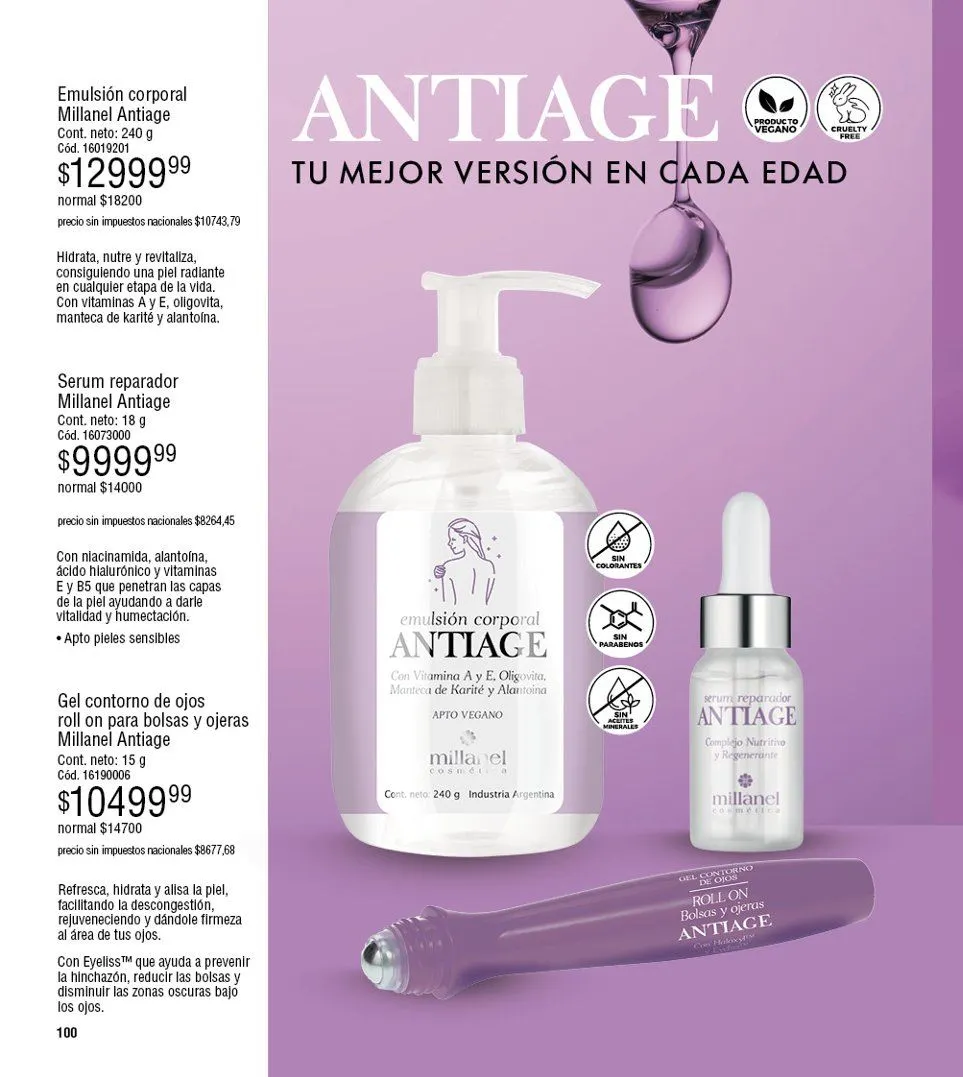 Ofertas de Catalogo Millanel 20 de octubre al 10 de noviembre 2025 - Página 100 del catálogo