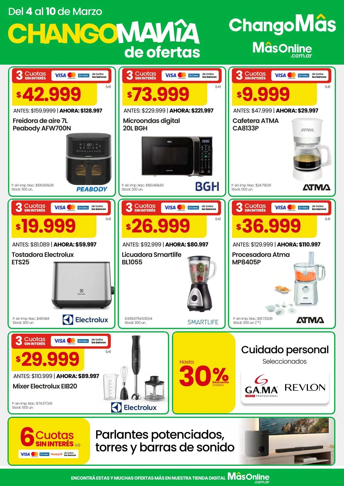 Ofertas de Ofertas Changomas 4 de marzo al 10 de marzo 2026 - Página 10 del catálogo