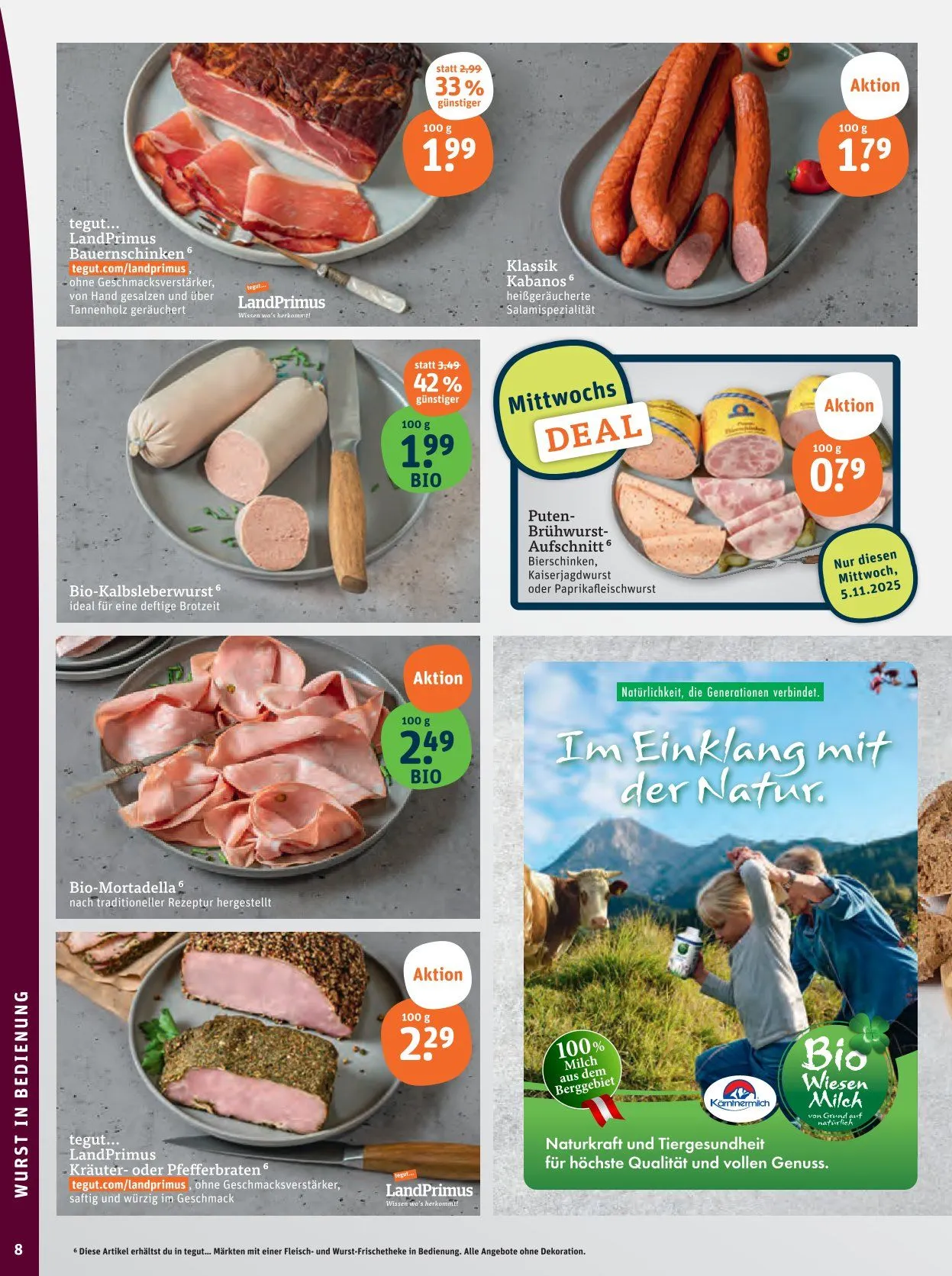 Prospekt tegut... von 3. November bis 8. November 2025 - Prospekt seite 10