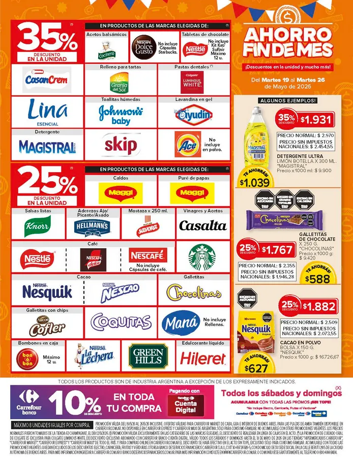 Ofertas de Ofertas Carrefour Market 19 de mayo al 26 de mayo 2026 - Página 10 del catálogo