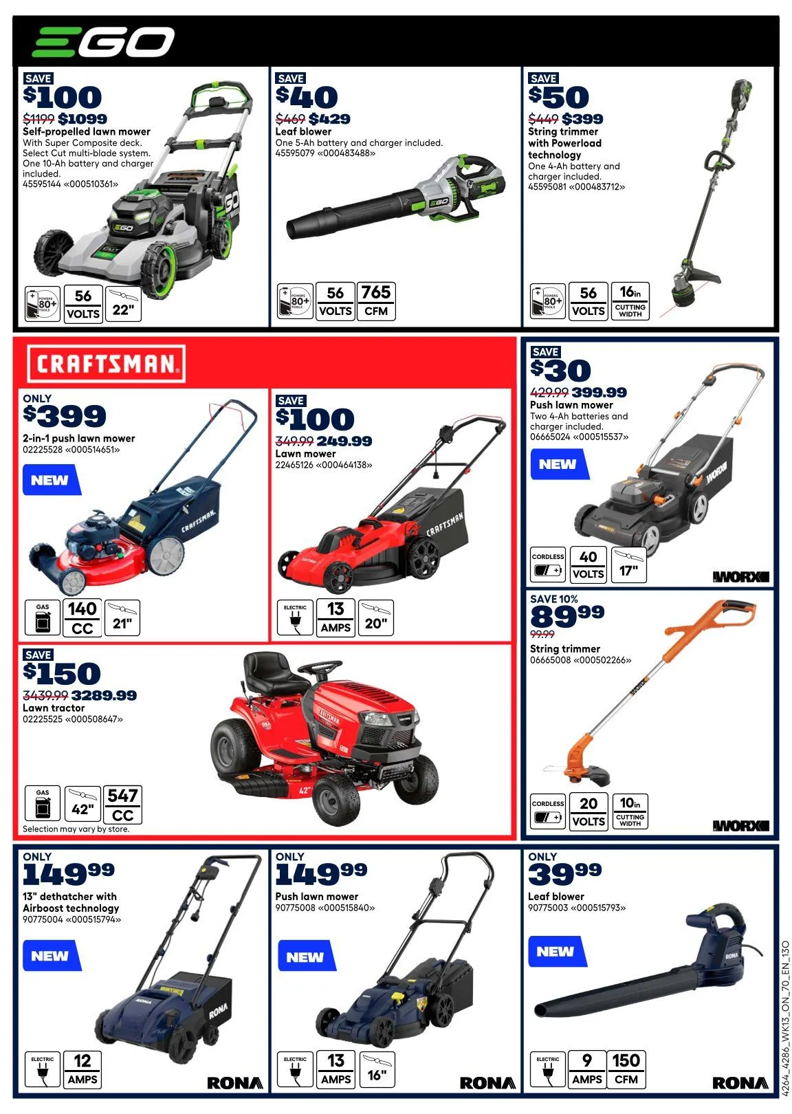 RONA Sales from April 23 to April 29 2026 - flyer page 10