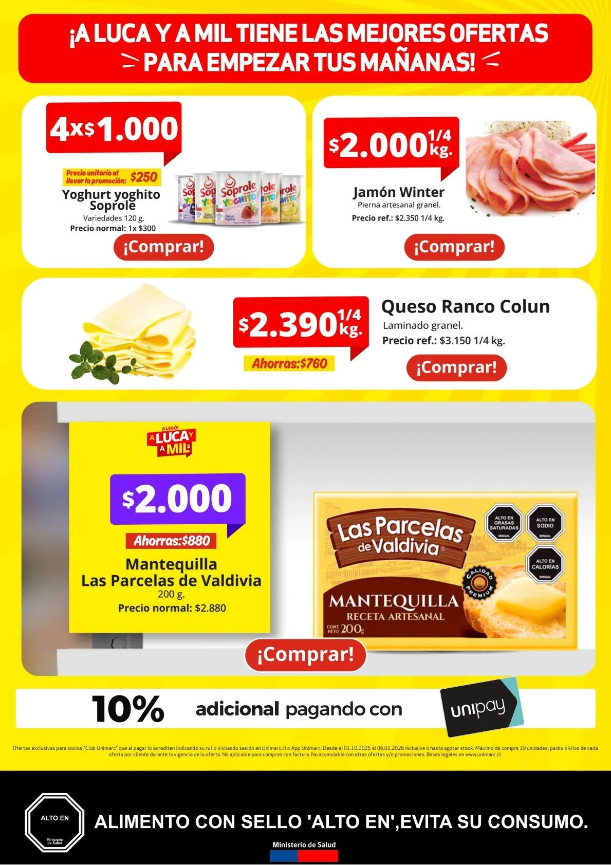 Catálogo de Unimarc Ofertas 21 de octubre al 31 de octubre 2025 - Página 10