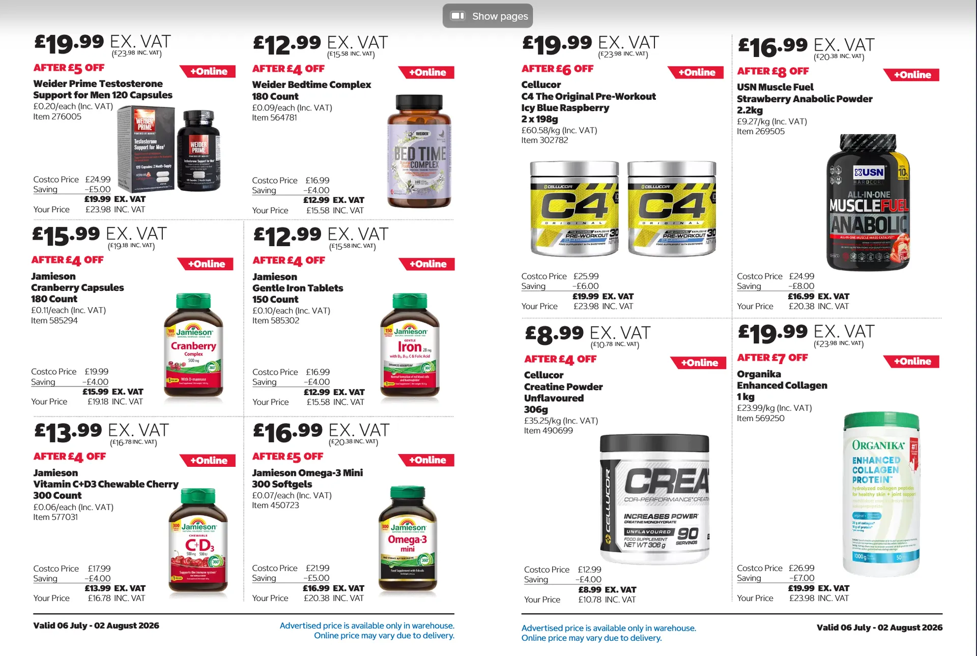 Costco Sales from 2 July to 2 August 2026 - Catalogue Page 10