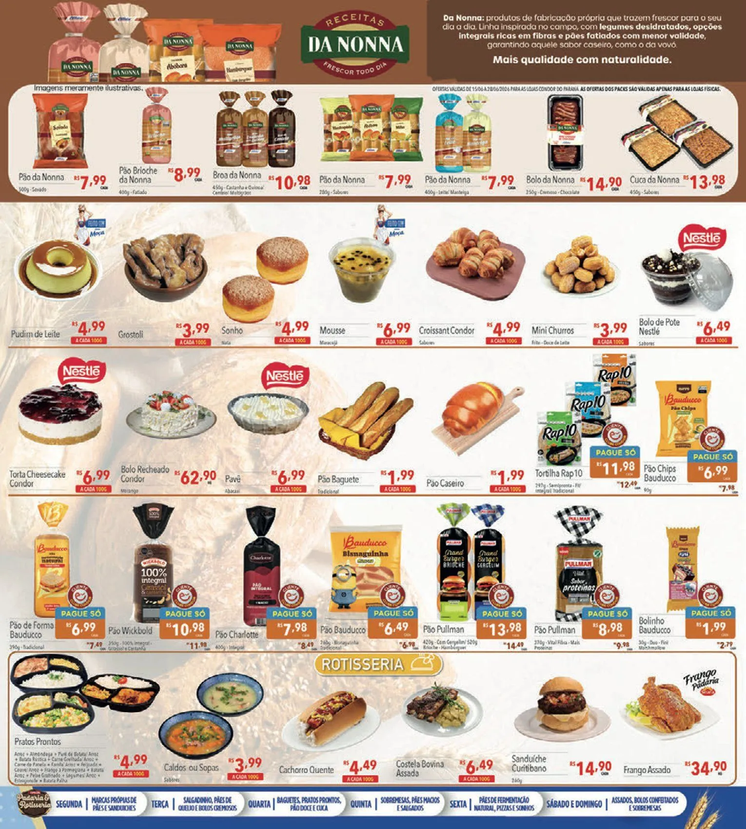 Encarte de  Folhetos Supermercados Condor 15 de junho até 28 de junho 2026 - Pagina 10