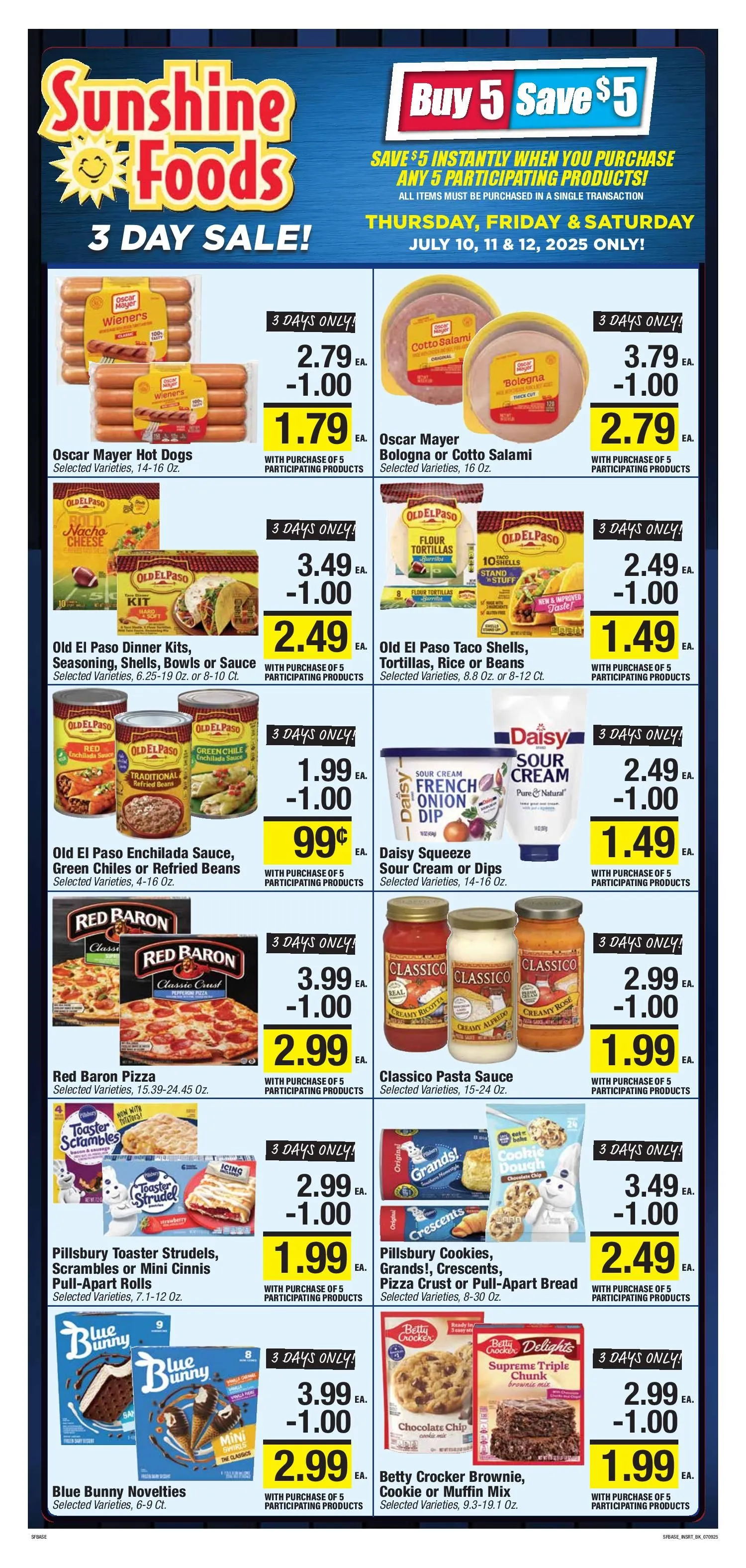 Weekly ad Sunshine Foods Sales from July 9 to July 15 2025 - Page 9