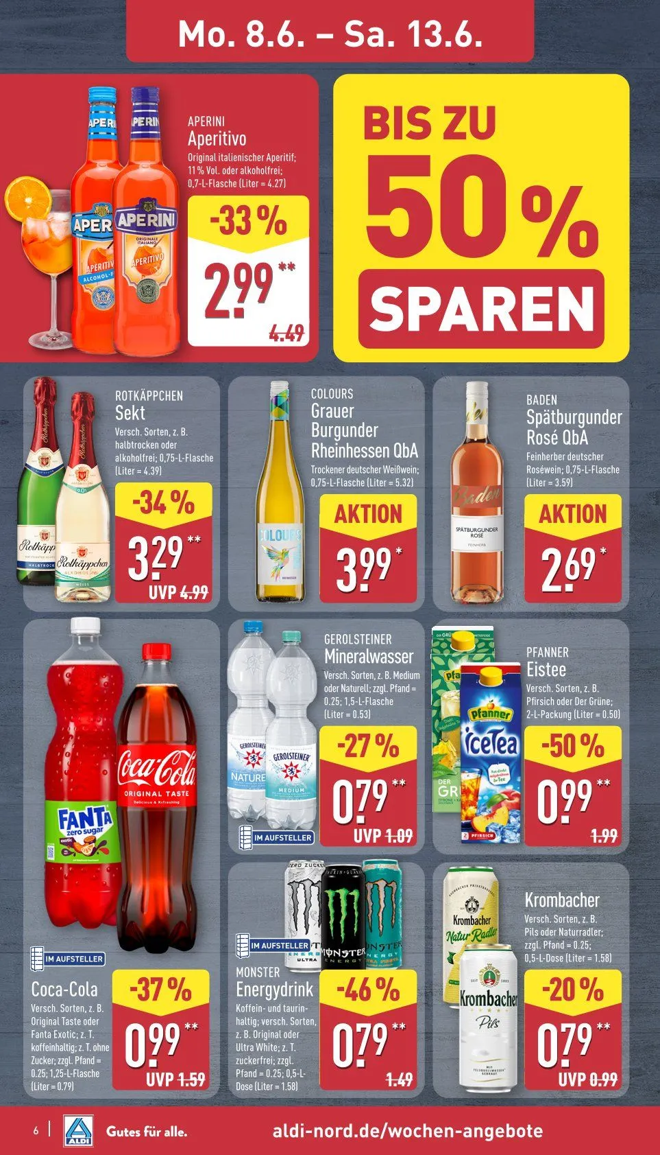 ALDI Nord Prospekte von 8. Juni bis 13. Juni 2026 - Prospekt seite 10