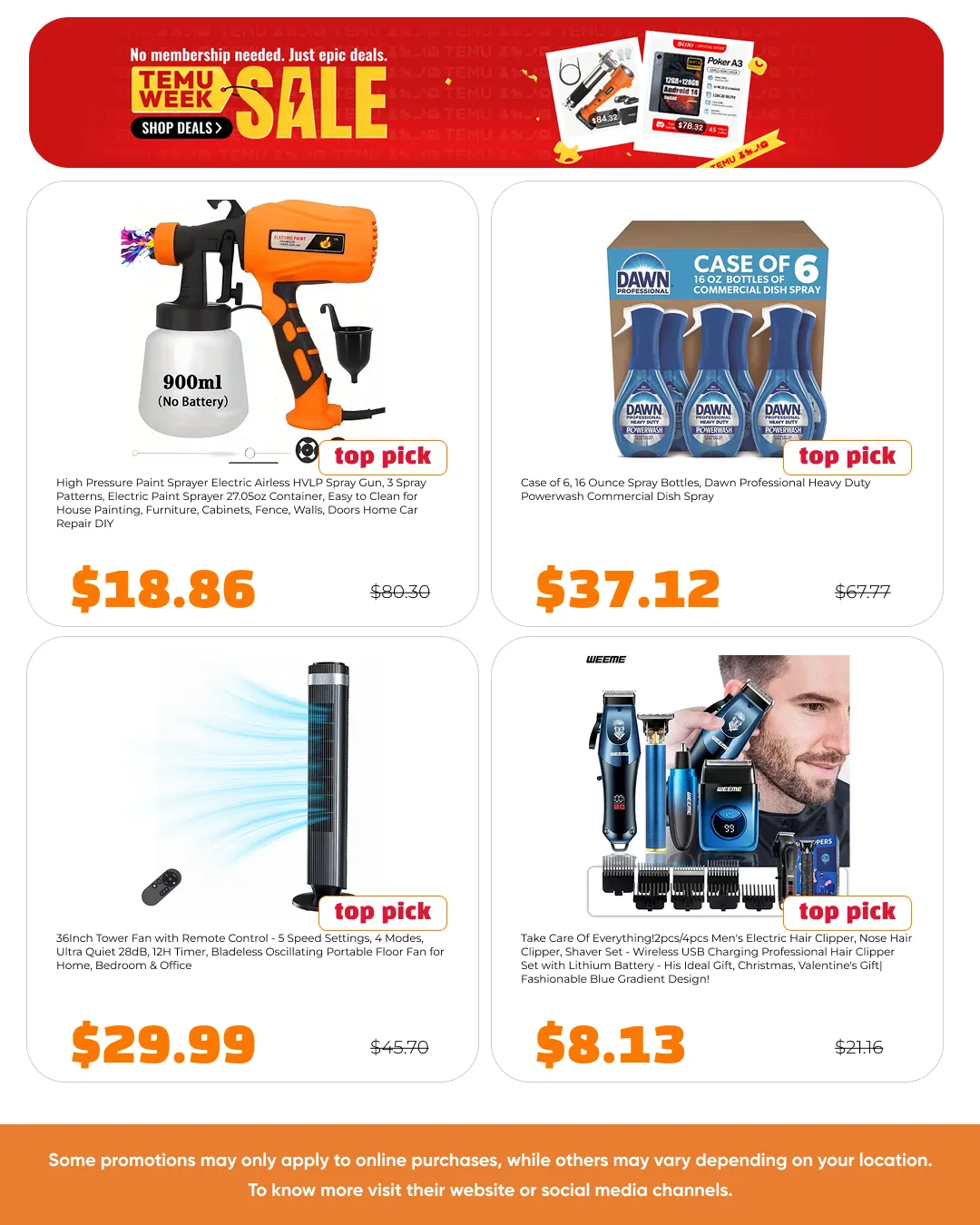 Weekly ad Temu Sales from May 8 to May 26 2026 - Page 5